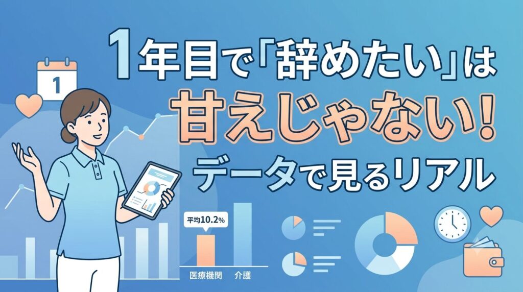 1年目で「辞めたい」は甘えじゃない!データで見るリアル